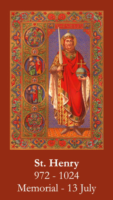 St. Henry Prayer Card